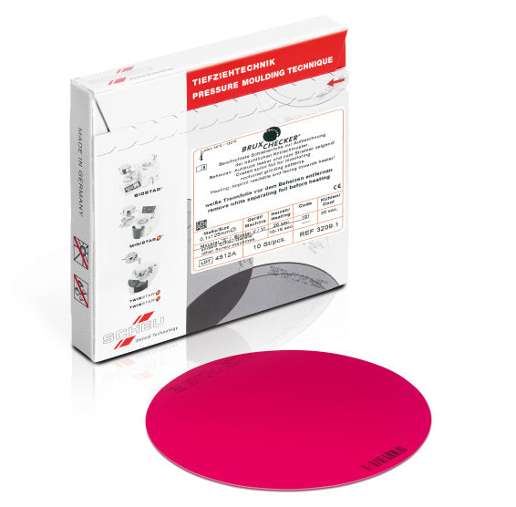 BRUX CHECKER 0,1X125 mm rojo 10 ud