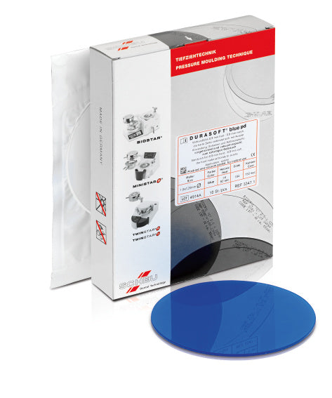 DURASOFT pd blue thermoforming plate 1.8x125 mm 10 units