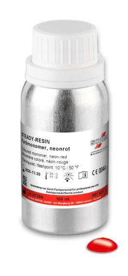 STEADY-RESIN monomero neon rojo 100ml