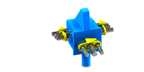 VECTOR 720 special screw for multi-sector plates 2 units