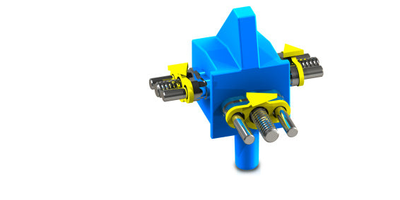 VECTOR 730 tornillo especial placas multisectoriales 2 ud