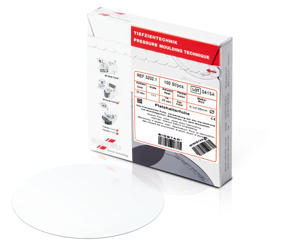 PACKAGING for cast caps 0.1x125 mm 100 units