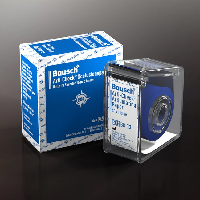 PAPER ARTICULAT BAUSCH rotllo 40 µ 15mx16 mm blau