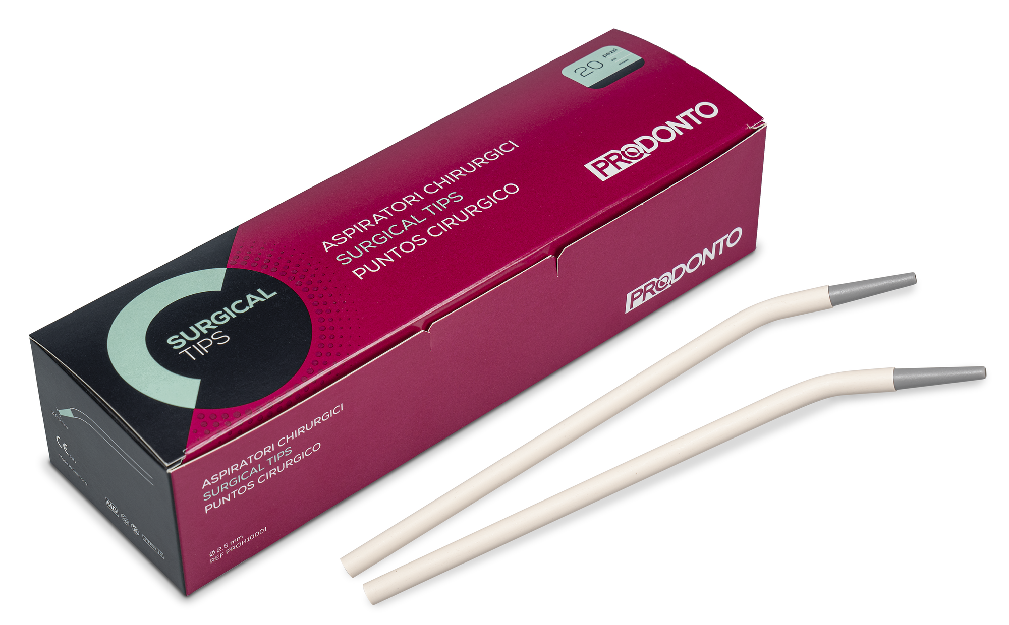 SURGICAL ASPIRATION CANNULA 2.5 mm 20 units