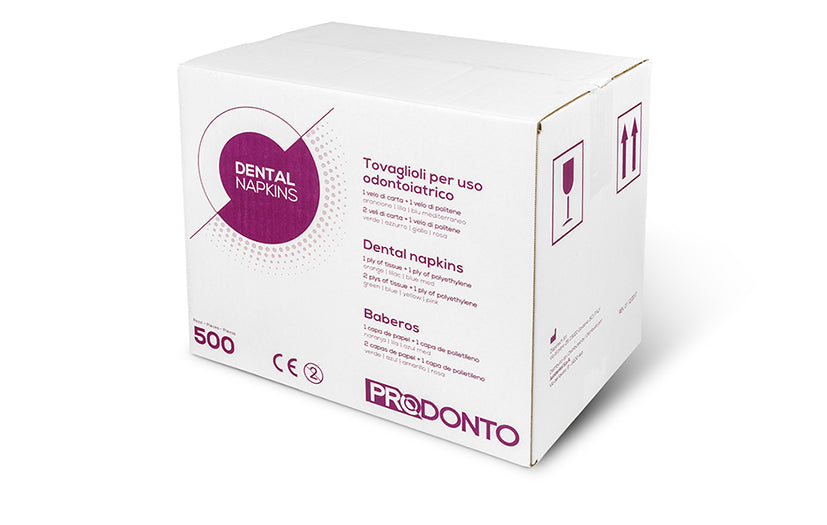 SERVILLETES PLASTIFICADES PRODONT taronja 500 u.