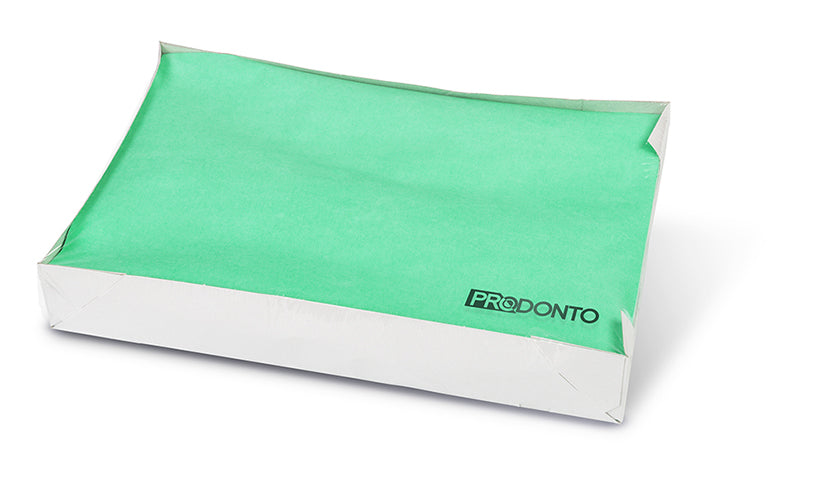 PAPEL CUBREBANDEJAS PRODONTO verde 18x28 cm 250 ud