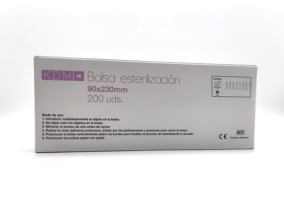 BOSSES ESTERILITZAR KDM 9x23 cm 200 u.