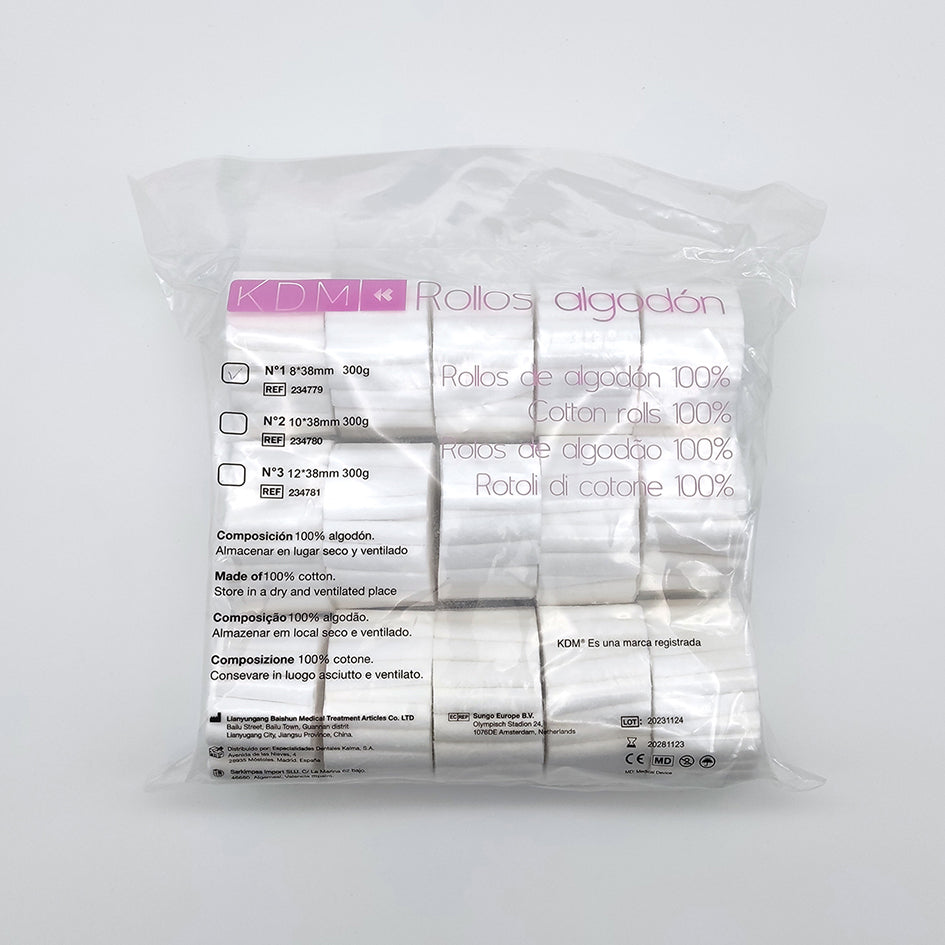 ROLLOS ALGODON KDM no esteriles N1 300 g