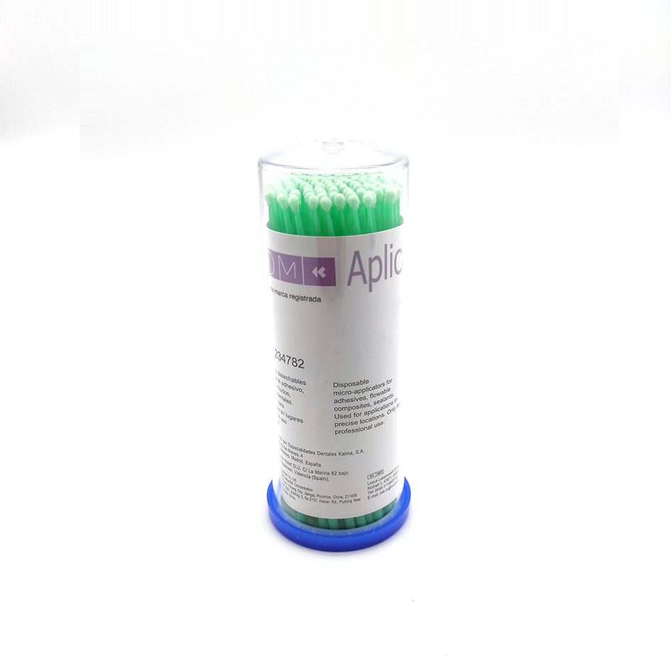 APLICADORES KDM regular verdes-azules 100 ud