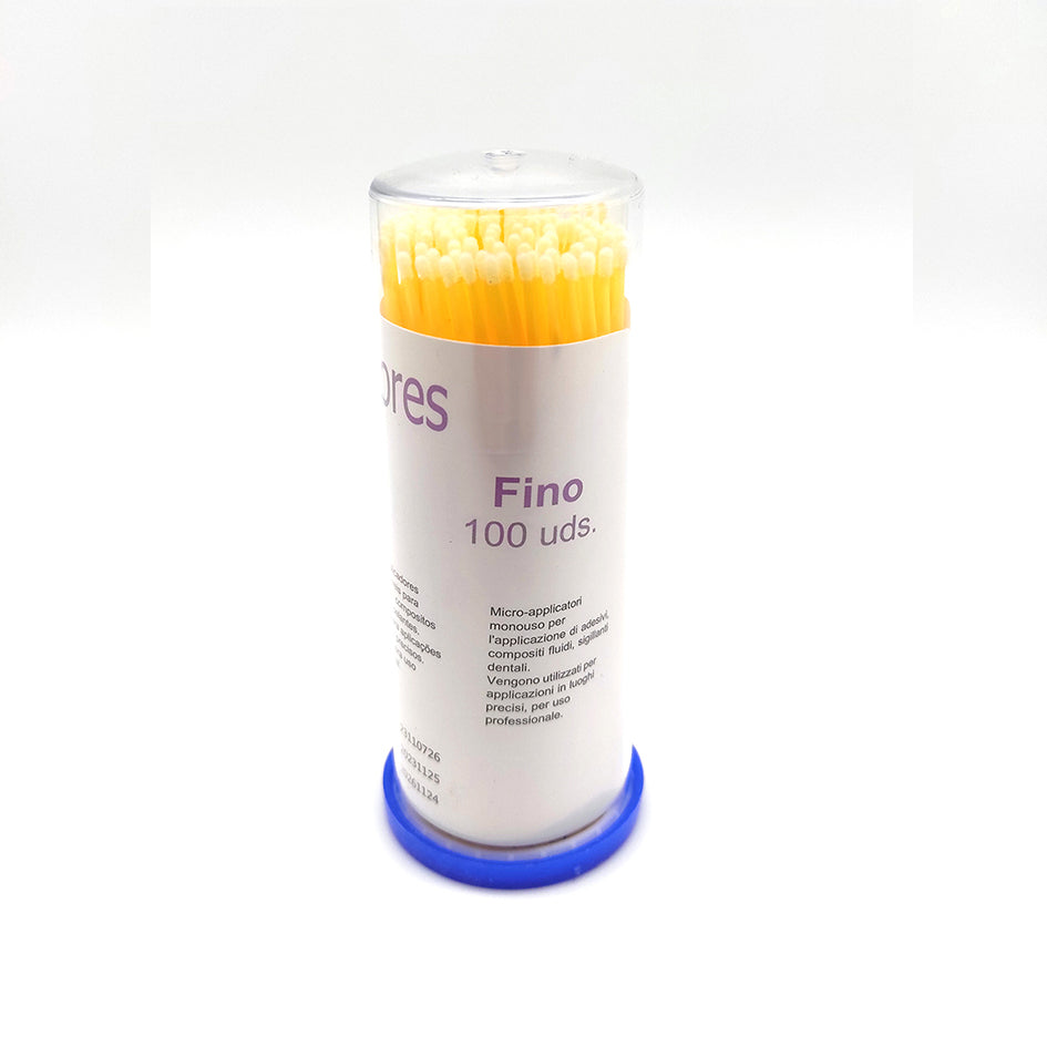 KDM Fine Yellow Applicators 100 units