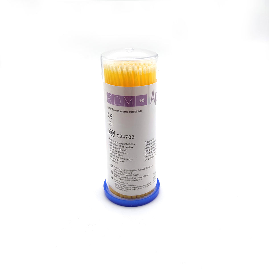 KDM Fine Yellow Applicators 100 units