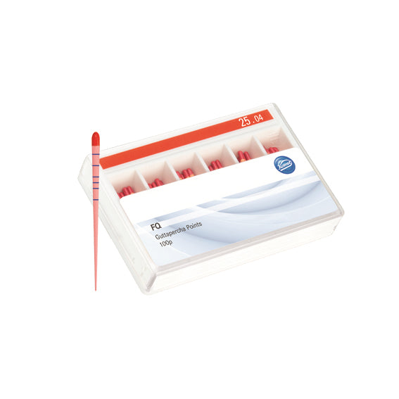 PUNTAS GUTAPERCHA FQ KOMET GPFQ06.000.030.K0 100 ud