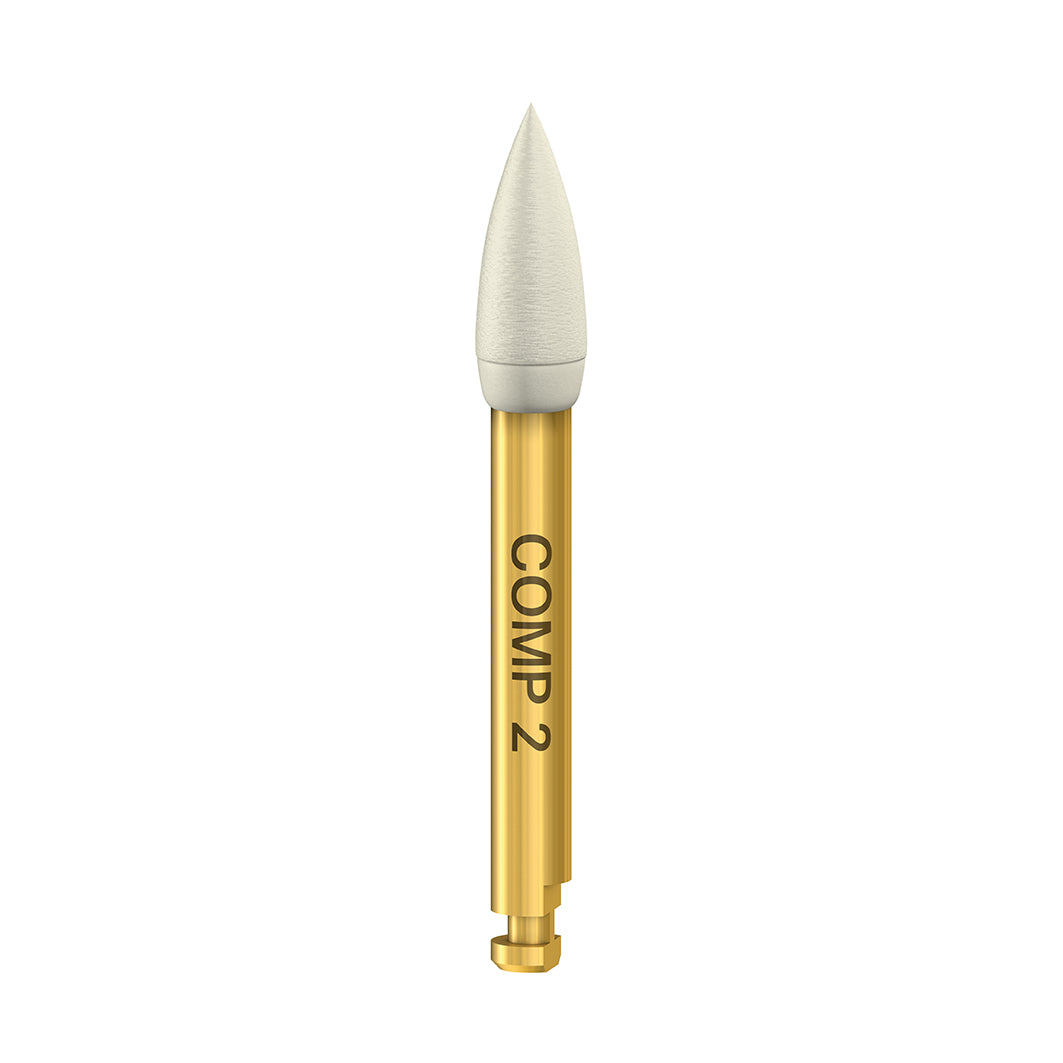 94023F.204.030.KOMET pulidor vela contra ángulo ø 030 grano fino 5 ud.