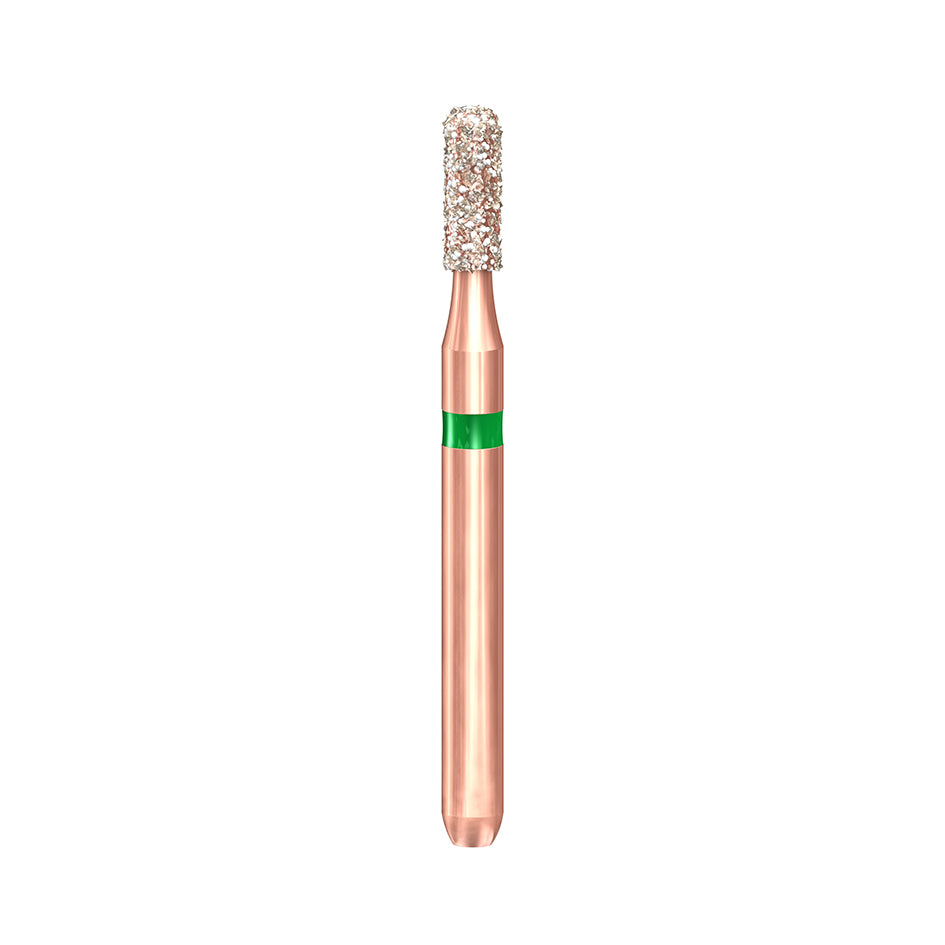 KP6835KR.314.014.KOMET maduixa diamant clinica cilindrica amb vora arrodonida turbina ø 014 5 u.