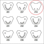 ANA4TUKV218 mandibula c/dentado parcial