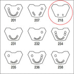 ANA4TUKV218 mandibula c/dentado parcial