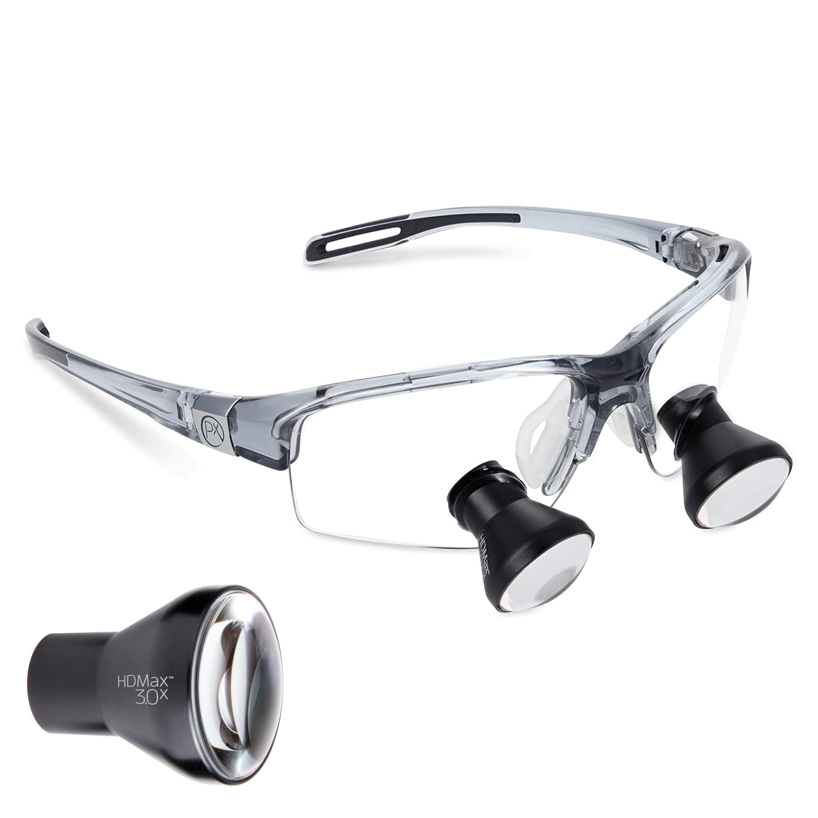 PERIOPTIX DEMO magnifying glass mod.KDM 3.0x CUS250ADI ttl perivista Field of view: 8.2 cm Depth of field: 12.7 cm