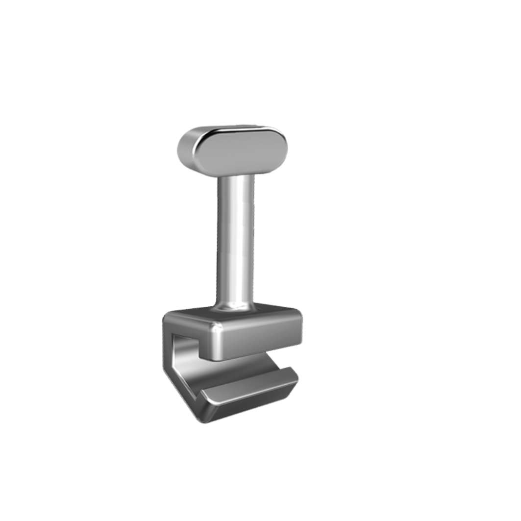 Crimpable hook 018x025 2.7mm long 10 units