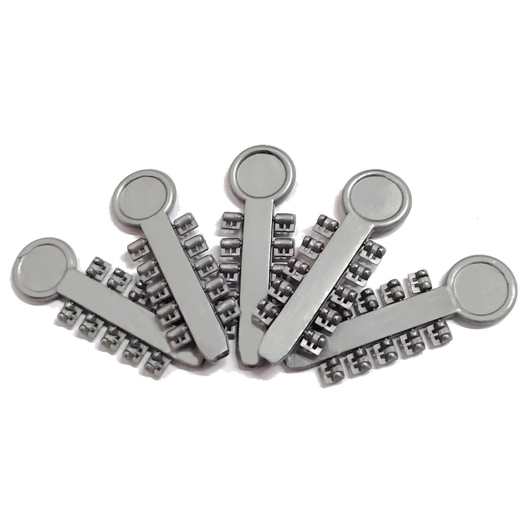 200 units gray rotating wedges