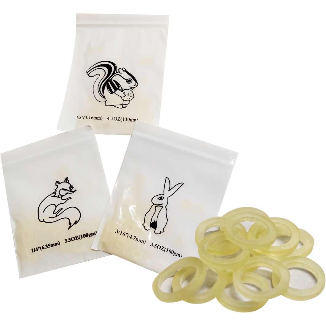 Extra strong intraoral elastics 6.5oz 3/8(9.5mm) 50x100 units