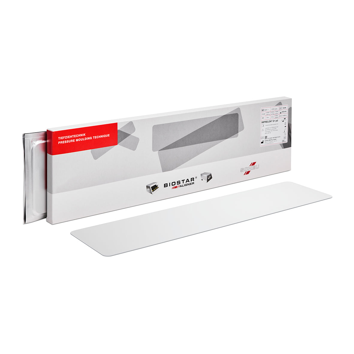 IMPRELON S+ pd plancha trans rect B4A 1x125mm 100ud