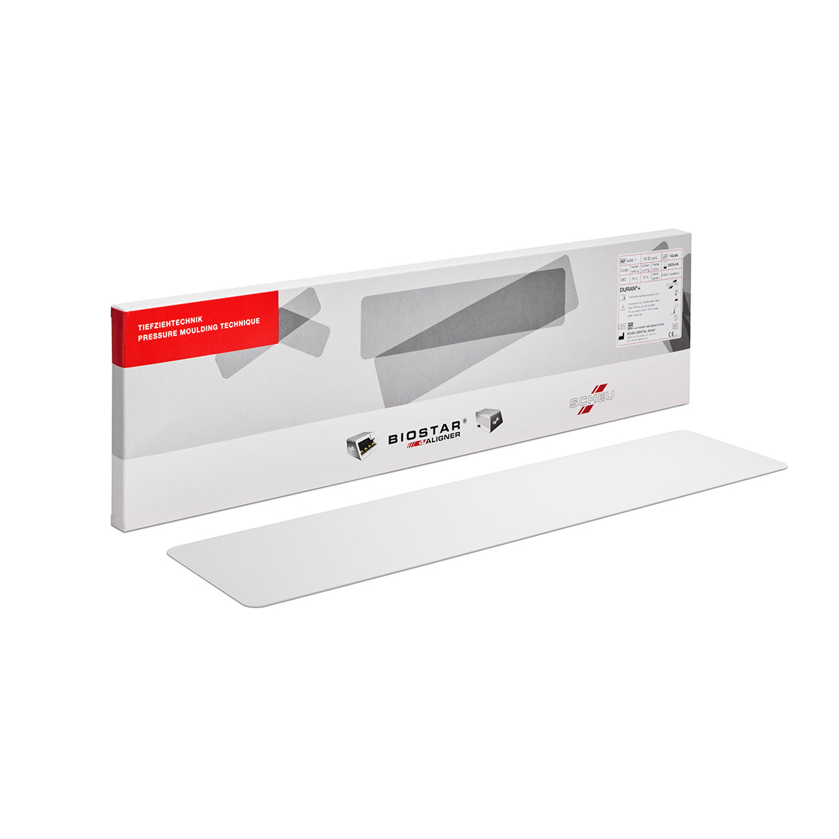 DURAN+ planxa trans rect B4A 0.625x114x499 mm 10ud