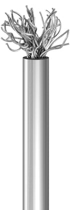 ICT2A.204 KOMET cepillo titanio NiTiBrush cerdas curvadas niquel-titanio contraangulo ø 000 ud.