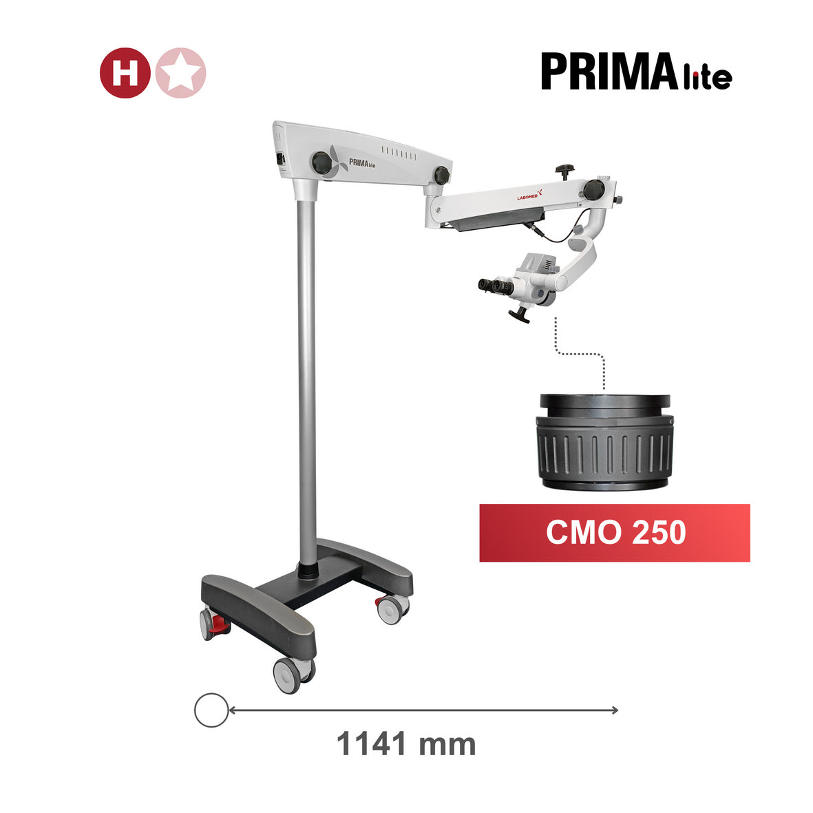 PRIMA ENT LITE montaje a suelo CMO 250mm