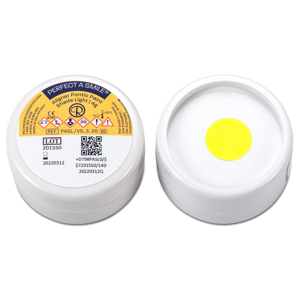 PERFECT A SMILE pintura p/ponticos tono claro tarro 4gr