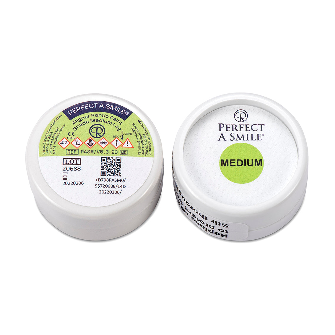 PERFECT A SMILE pintura p/ponticos tono medio tarro 4gr