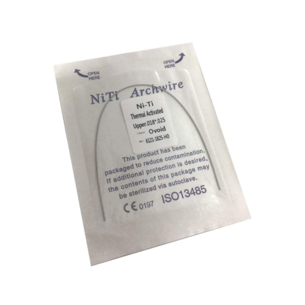 ARCO NiTi termico ovoide 020 sup 10ud