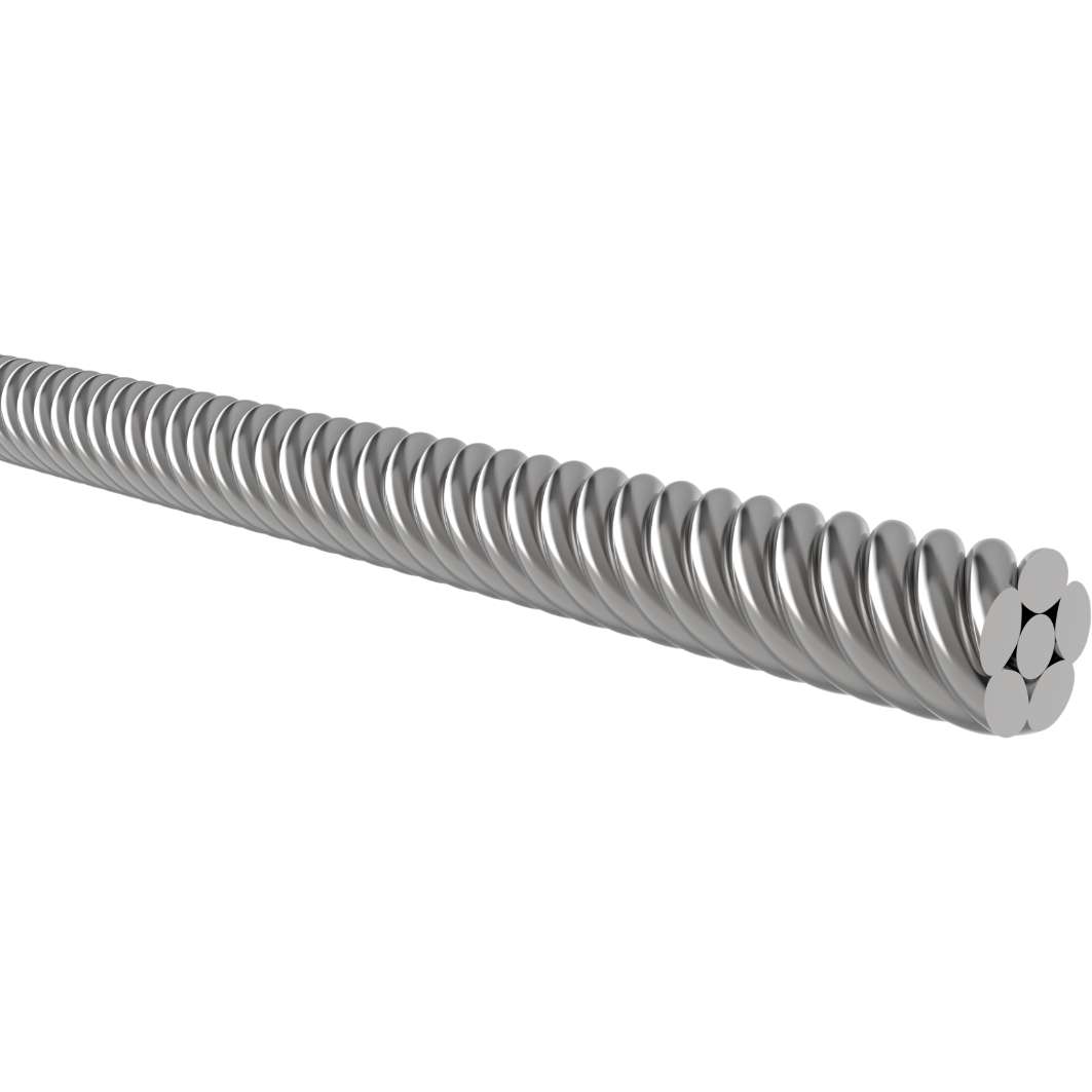 FERRAN trenat coaxial 0155/039 mm 6 fils en tires 10ud