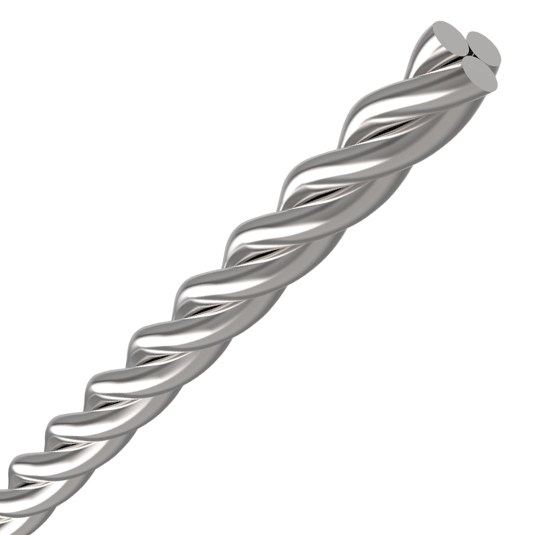 FERRAN trenat twisted 0155/039 mm 3 fils en tires 10ud
