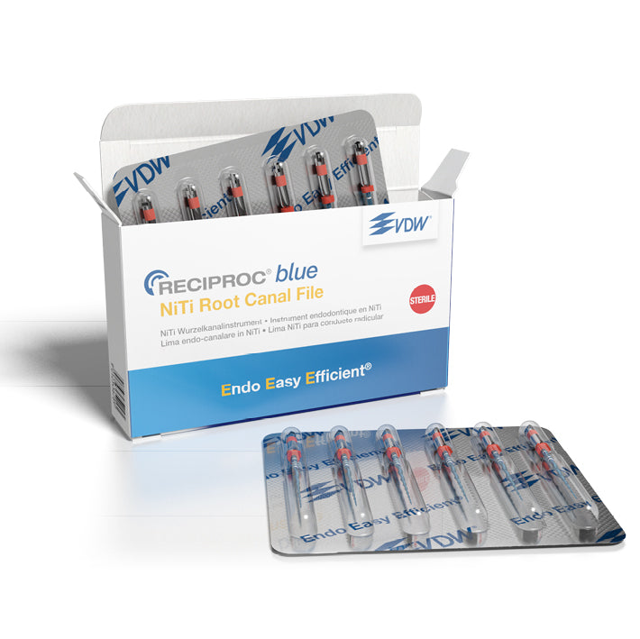 LLIMES RECIPROC BLUE VDW R50 25 mm 6 u.