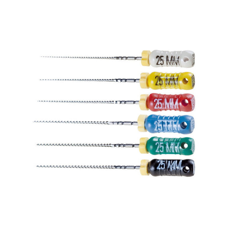 LIMAS K VDW esteril 25 mm surtido 15-40 6 ud