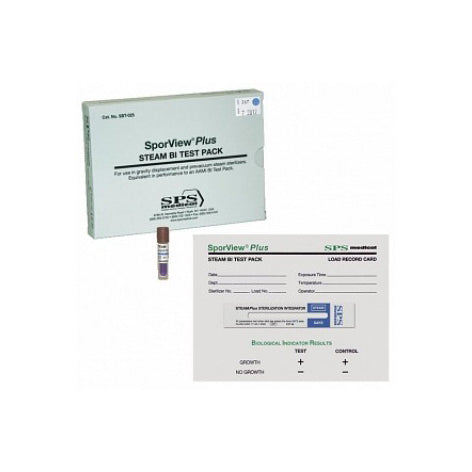 INDICADOR BIOLÒGIC SPS MEDICAL esterilització p/vapor 25 u.