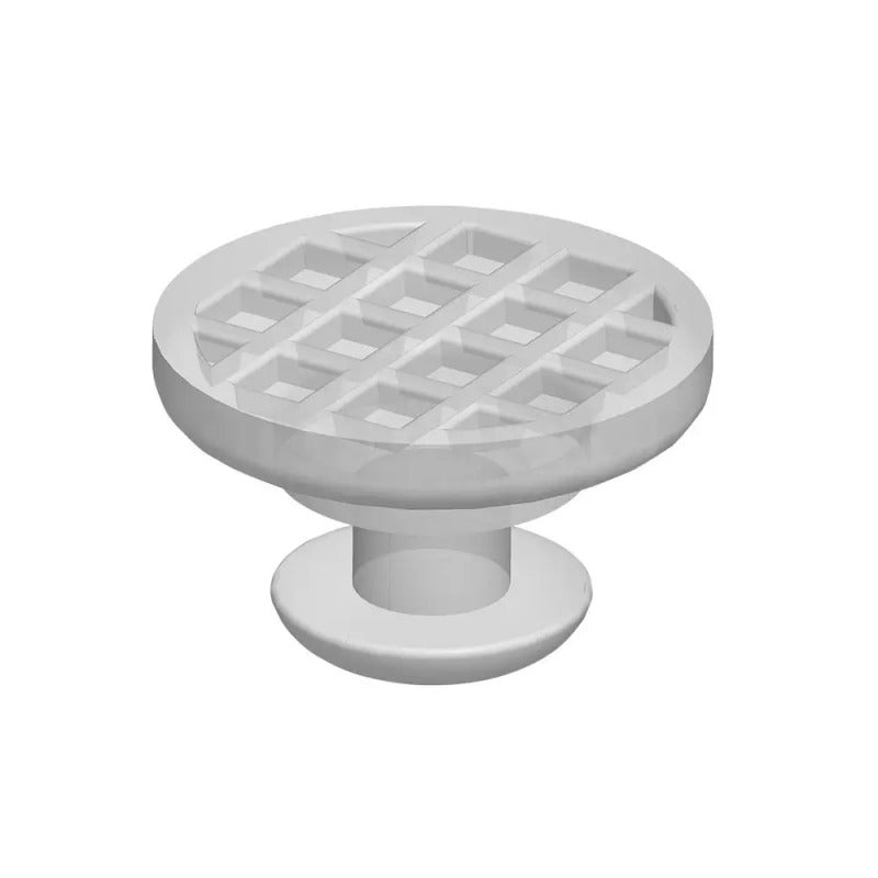 10 units round ceramic lingual button, direct cemented